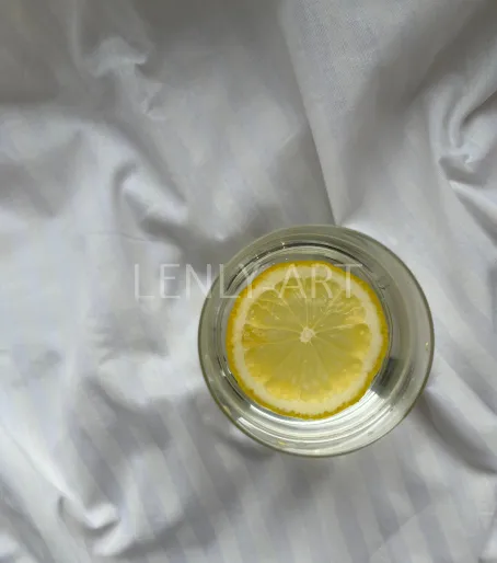 Долька лимона в стакане с водой #668