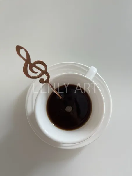 Музыкальный кофе в чашке #405