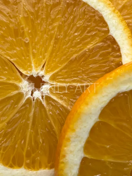 Апельсин разрезанный как фон #515