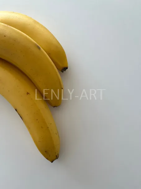 Бананы крупным планом на светлом фоне #605