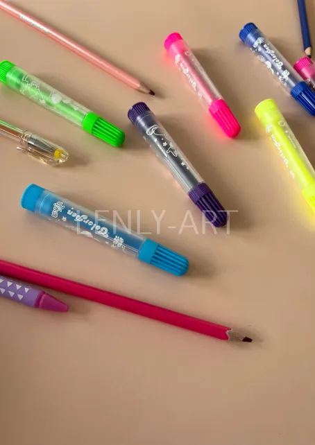 Фломастеры, ручки и карандаши для фона #734