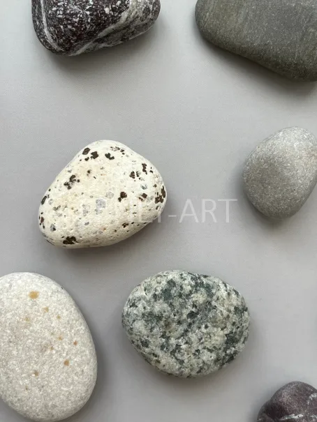 Серый фон с камнями #845